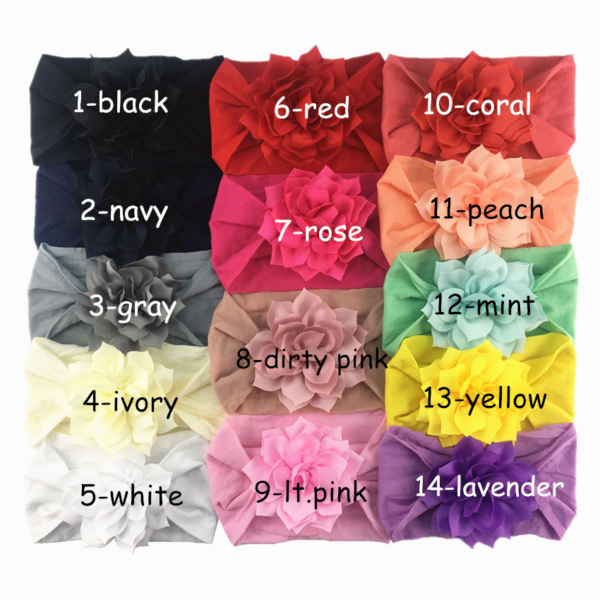 Fashion Flower Cloth Flowers Hair Band display picture 1