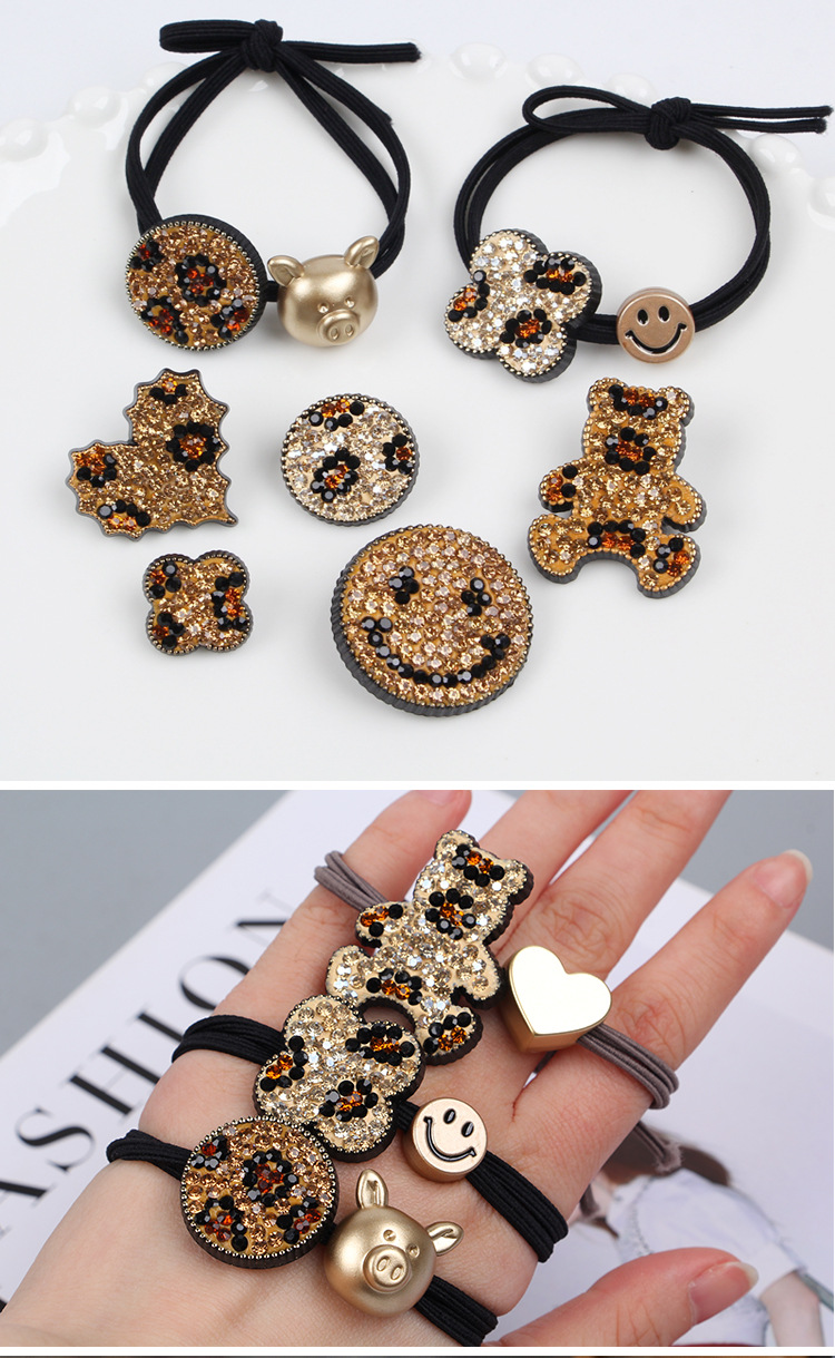 亚克力饰品配件 滴油散珠满钻异形珠 diy儿童饰品百搭饰品批发详情图7