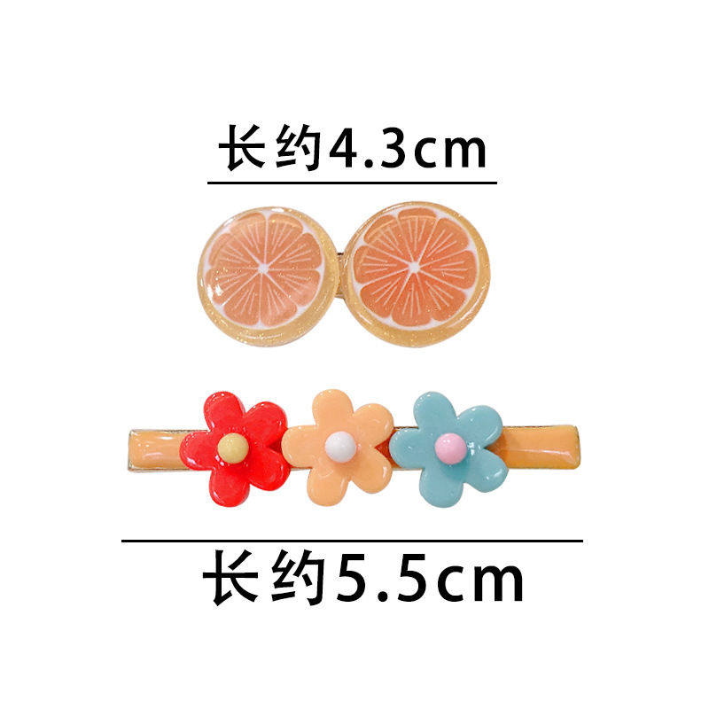 New Fashion Fruit Side Clip Color Cheap Flower Hairpin Wholesale display picture 1