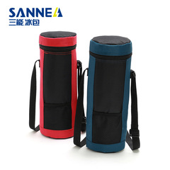 SANNE Outdoor Lunch Bag, Hand-held Red Wine Outdoor Ice Bag, Folding Water Bottle Bag, Outdoor Dining Beverage Insulation Bag
