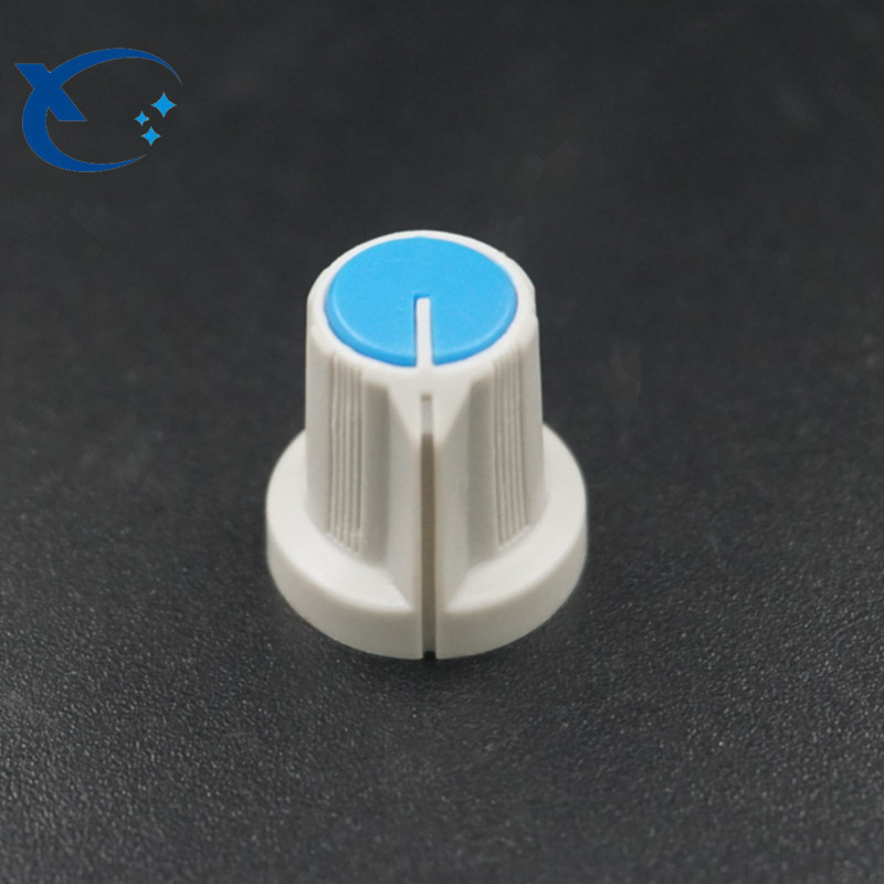 AG1 A-1 灰身蓝顶 半轴塑料旋钮 148旋钮电位器旋钮帽子15MMX16MM