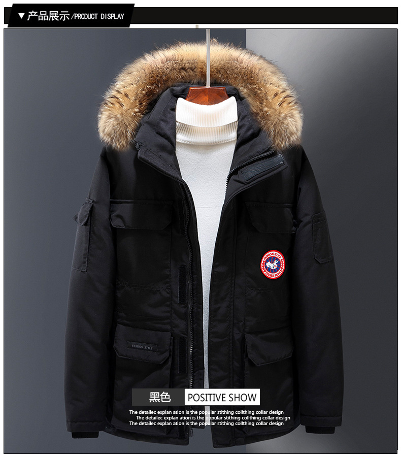 加拿大鹅羽绒服 (9)