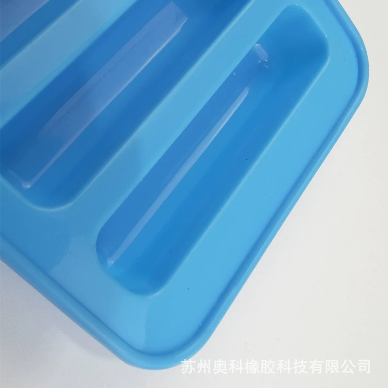 Platinum silicone compact acrylic mold, ice cubes, clay
