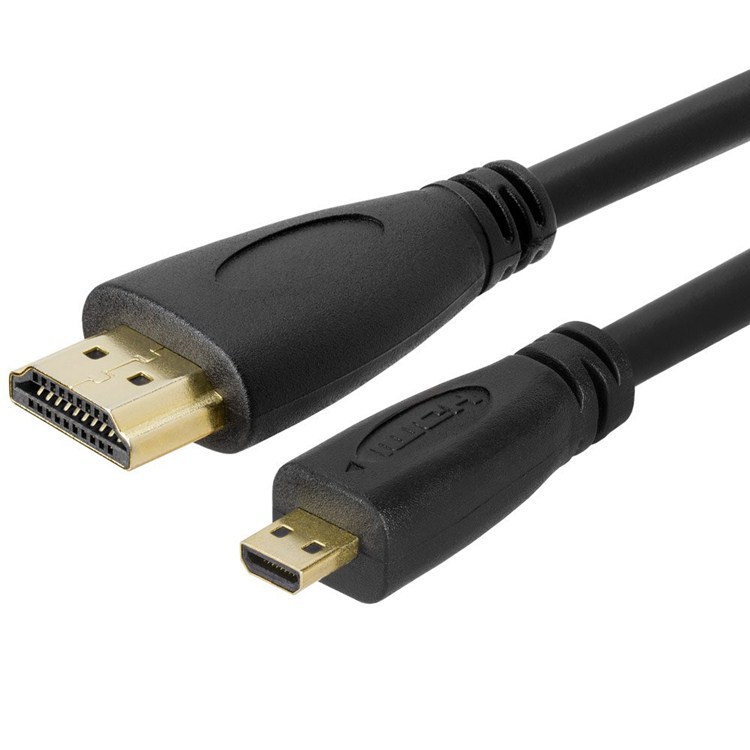 Micro HDMI to HDMI line mobile phone tablet camera