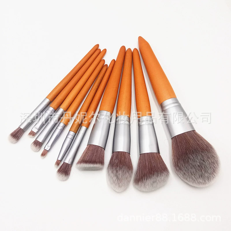Brush, soft highlighter for contouring, 7 pieces, 10 pieces