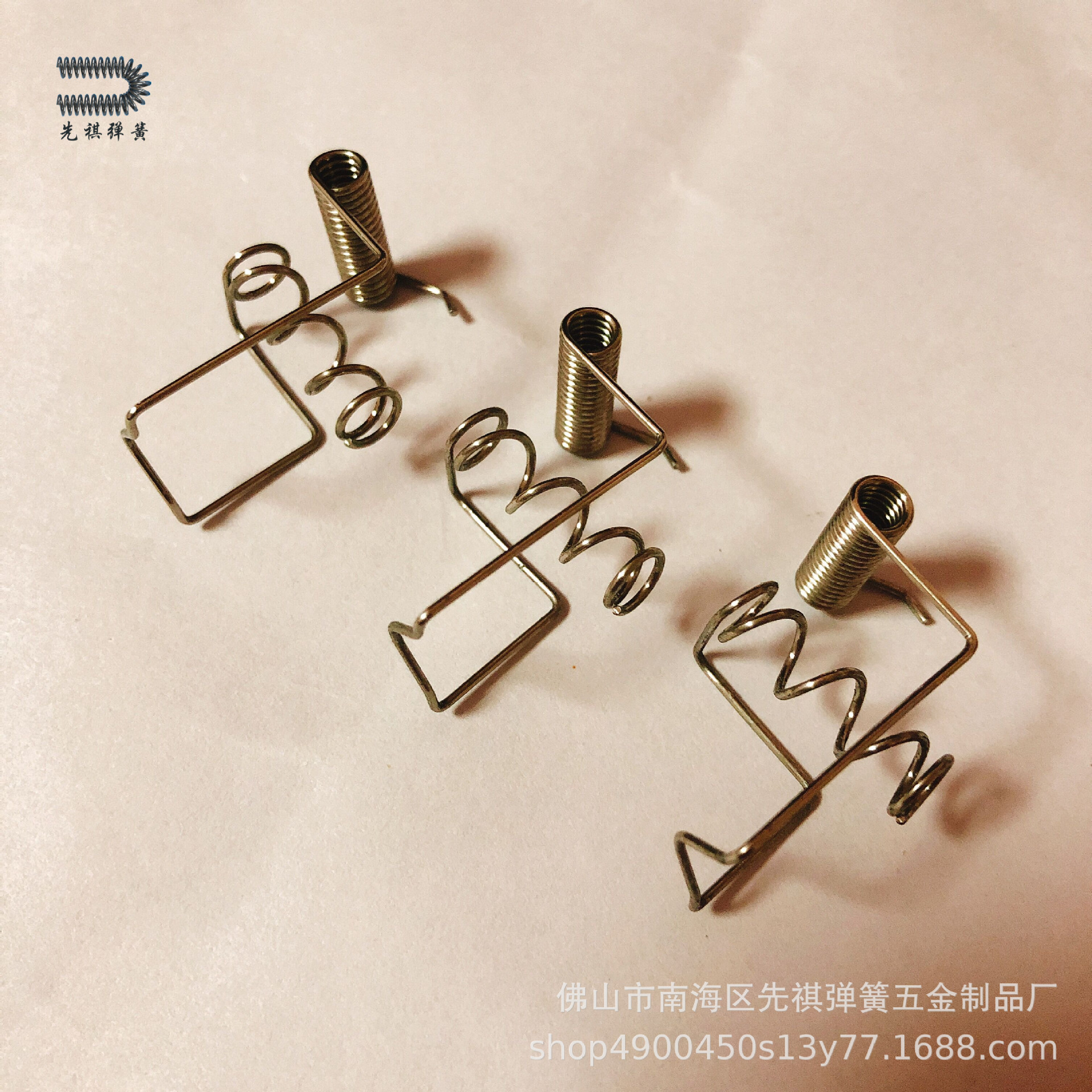 佛山厂家订制扭压连体弹簧 专业订制各类规格异型弹簧