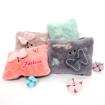 新电热水袋卡通抱枕电暖宝毛绒玩具可拆洗厂家