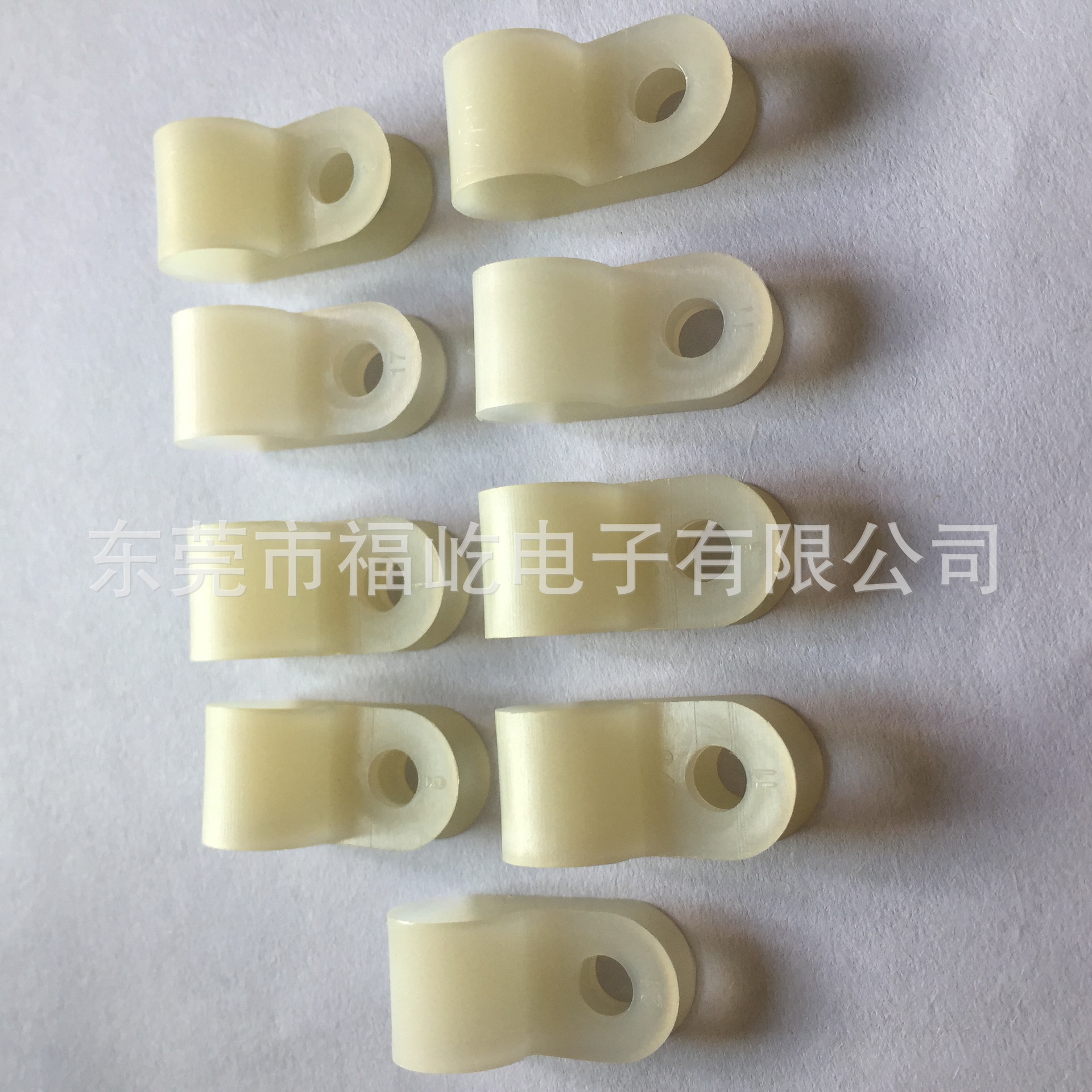 ULSGS配线固定夹R型线夹 压线夹塑胶线夹 电源线扣尼龙线夹固定扣