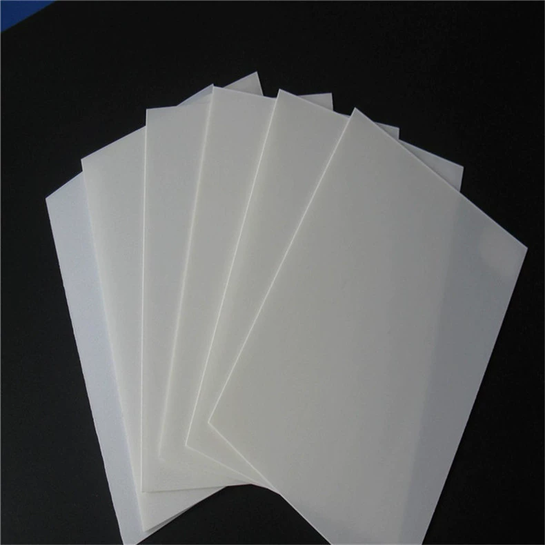 Porcelain white PP board custom processing baby car bag lining plate transparent PP slices small plastic sheet