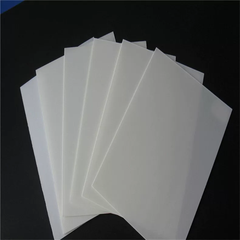 Porcelain white PP board custom processing baby car bag lining plate transparent PP slices small plastic sheet