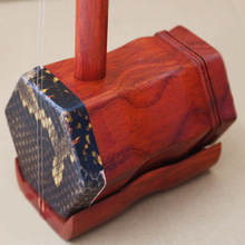 发中通 玉强花梨红木二胡 六角二胡 民族拉弦乐器批发 送大礼包