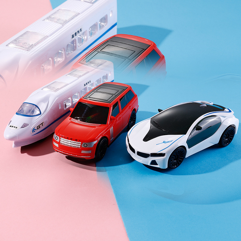 地摊热卖发光玩具 儿童电动玩具车 抖音同款万向旋转灯光音乐火车|ms