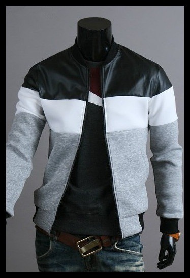 tumn Winter Men S Jacket Casual Fashion Splicing Design Baseball_voghion.com