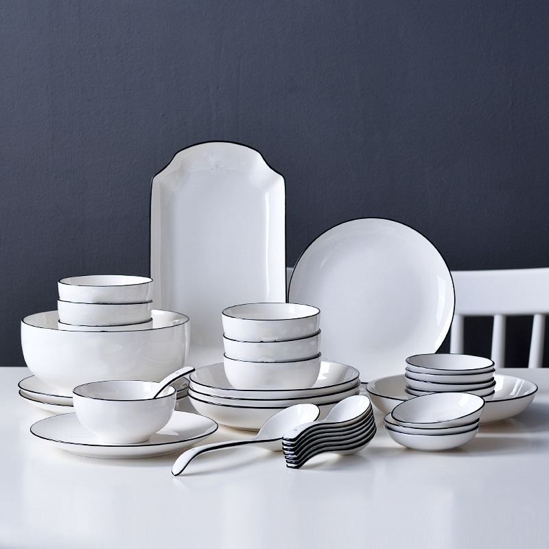 Ceramic tableware for hotel for home use