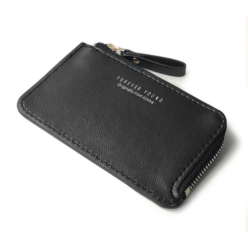 Korean style new zipper wallet creative coin purse men's short wallet business card bag thin wallet cross-border new product
