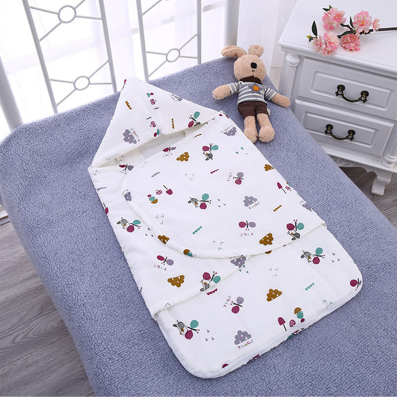 baby Cuddle Spring and summer Thin section Newborn Blankets baby pure cotton Swaddle factory On behalf of