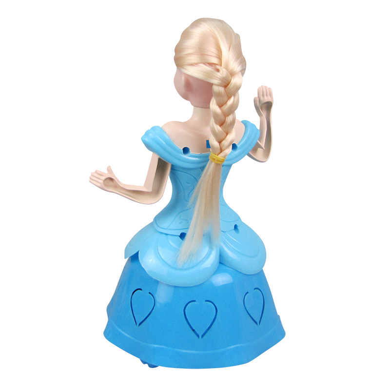 La nueva eléctrica universal princesa luz música giratoria niños se puede abrir puestos de mercado al por mayor venta Juguetes