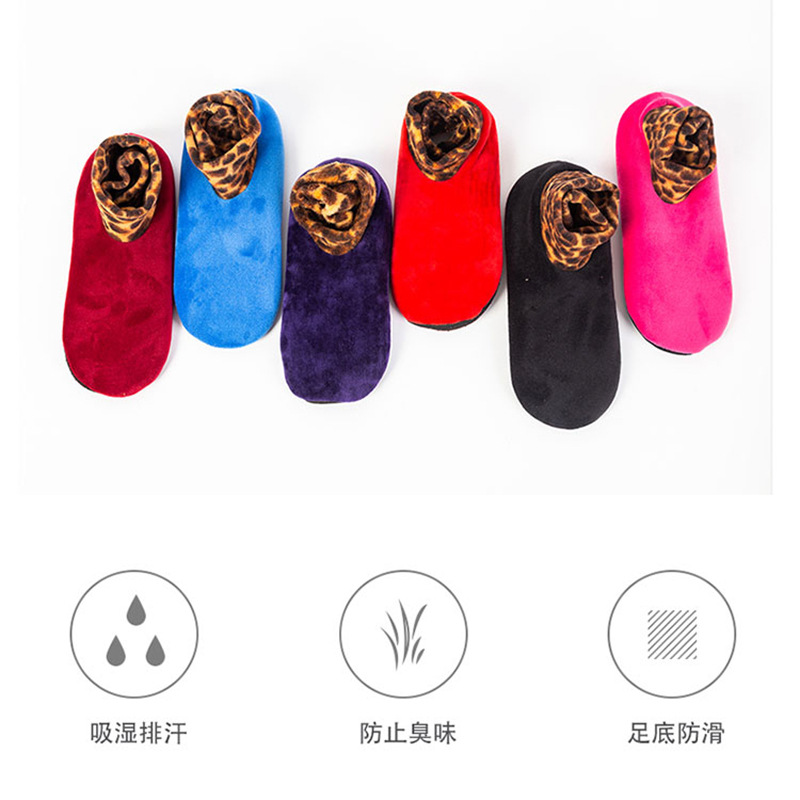 Calcetines de nieve a media pantorrilla forrados de lana engrosados calcetines de piso para casa adultos fondo grueso interior otoño e invierno cálido confinamiento calcetines para hombres