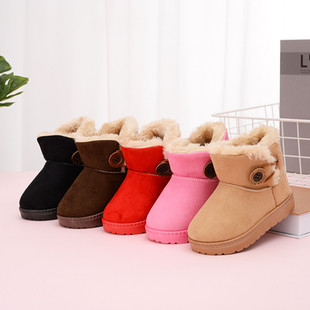 Winter explosions children snow boots padded cotton shoes warm linting non-slip snow boots wholesale a generation