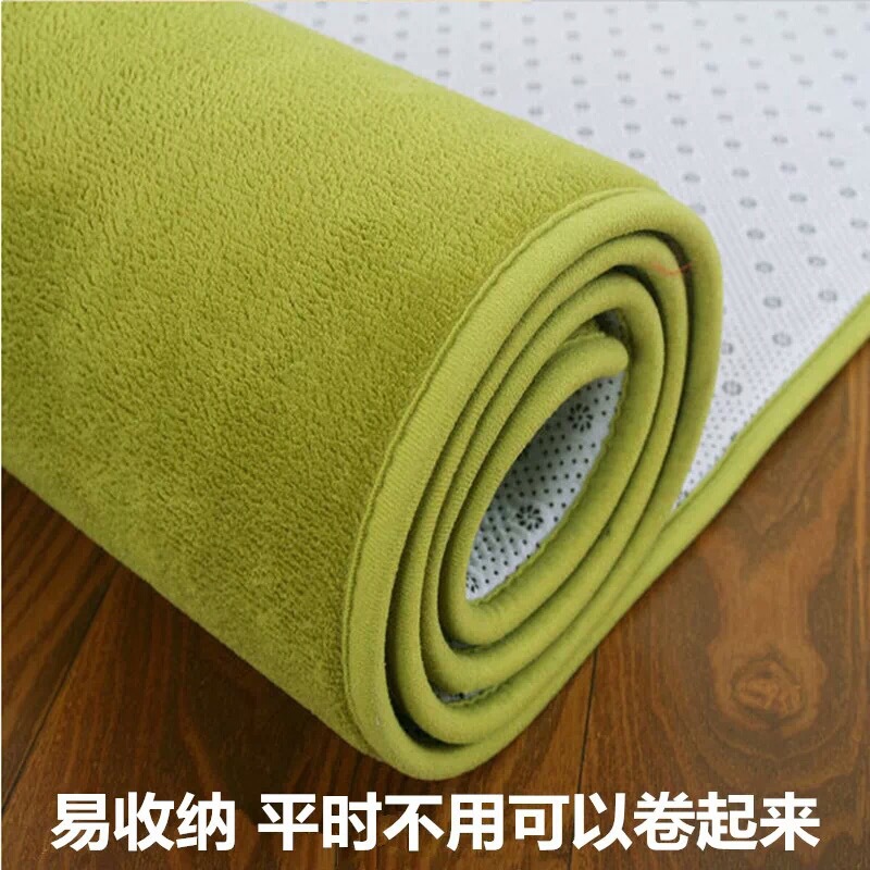 Thickened Coral Fleece Carpet Modern Household Living Room Bedroom Bedside Carpet Mat Tatami Crawling Mat Full Shop Custom