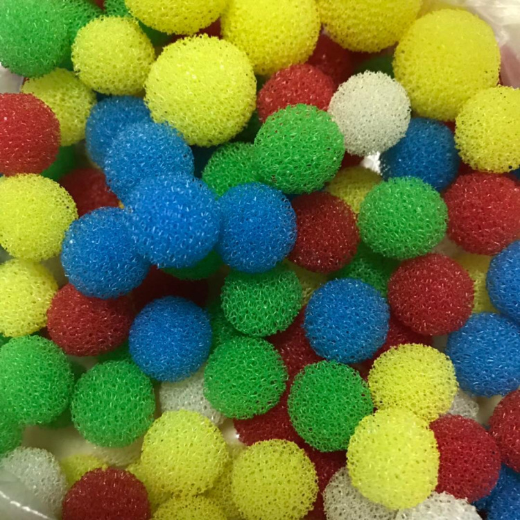 嫁接睫毛胶水清洁海棉球 红黄绿色粗孔小球设备过滤绵球 厂家直销|ms