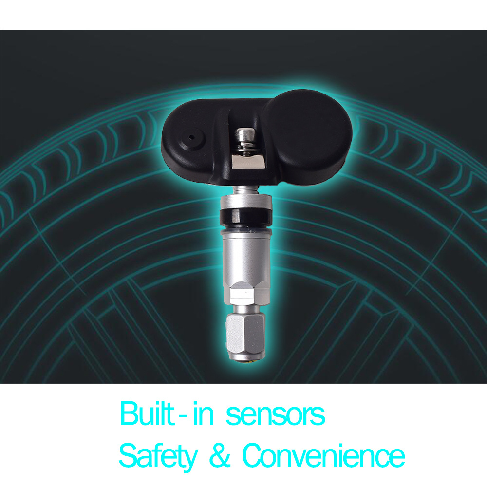 Hidden built-in TPMS wireless solar tire pressure monitoring system pressure detection instrument