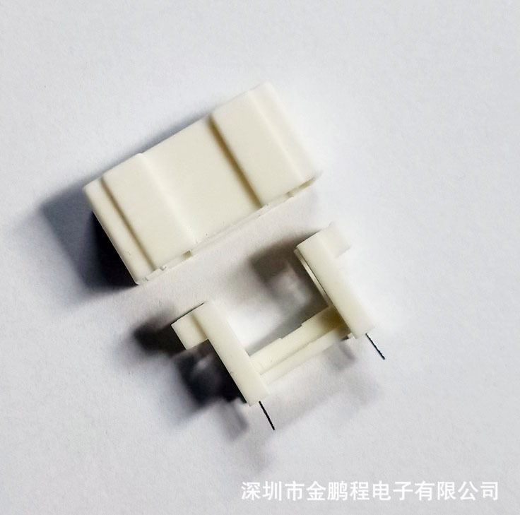 保险丝座配5*20保险丝管/白胶座/白色不透明保险座/脚距15MM