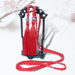 Factory Polyester Braid Rope Double Head Tassel Clothing Belt Long Tassel Pendant Curtain Binding Rope Tassel 