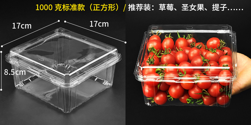 一次性水果盒一斤装草莓盒