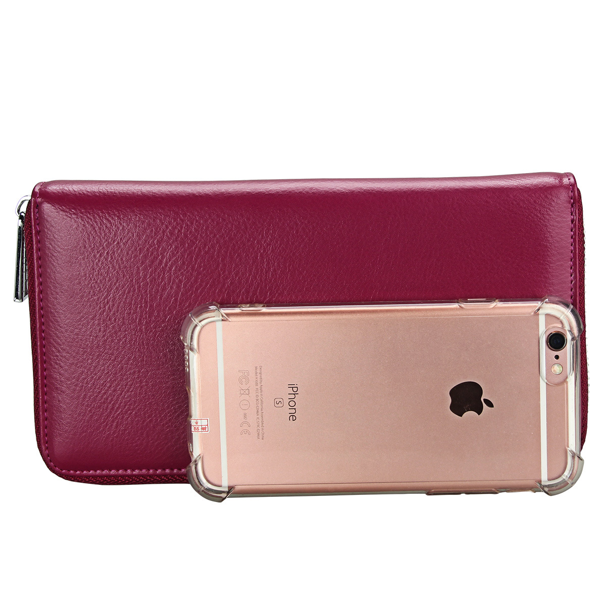 Wallet Card Holder Versatile Bag RFID Mens Genuine Leather Large Capacity Womens Long Zip Organ Card Holder Multiple Card Slotspicture24