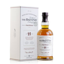 英国进口百富21年单一麦芽威士忌 The Balvenie 21 双桶陈酿700ml