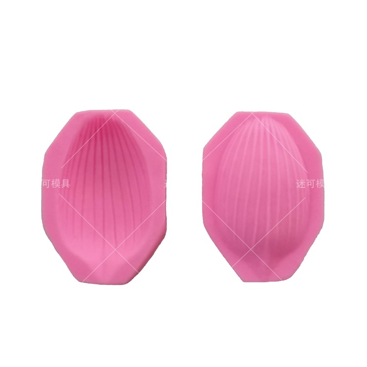 Simulación flor fondant herramienta Lotus 4-piece conjunto hoja de silicona molde textura morir pastel molde al por mayor