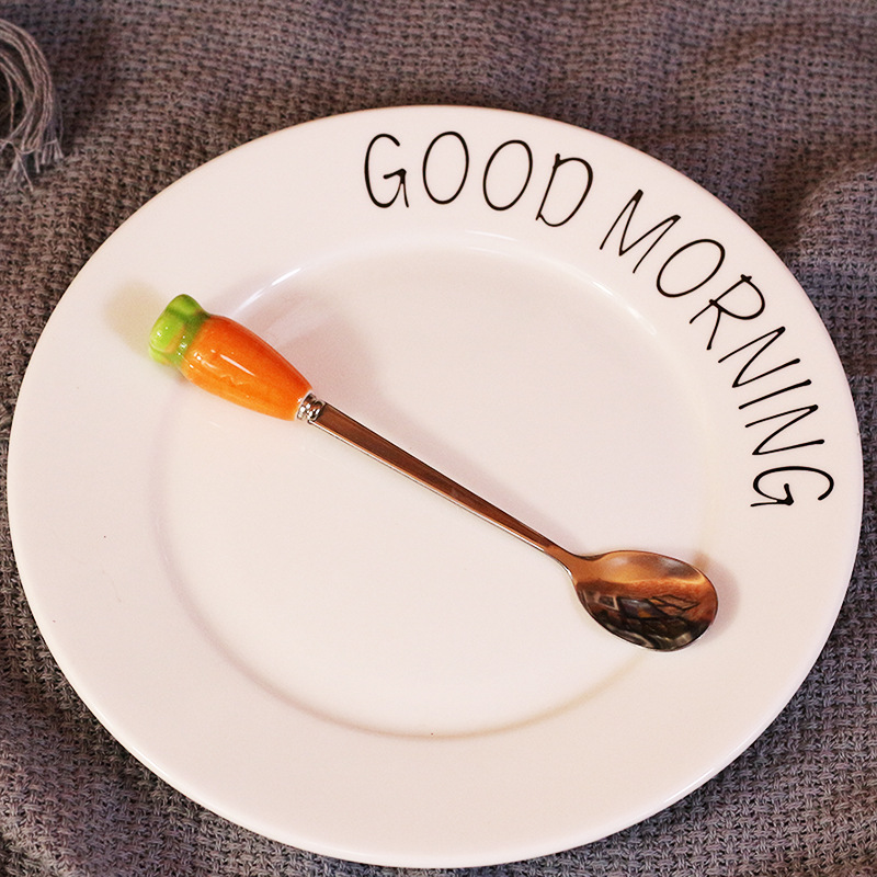 세라믹 무 스테인레스 스틸 스푼