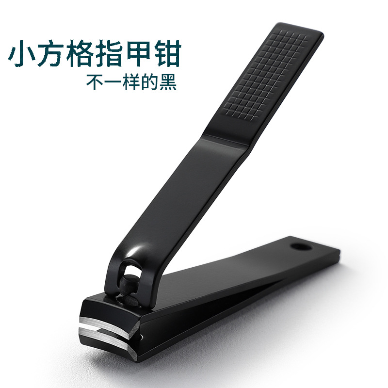 Black big nail scissors stainless steel for nails for manicure