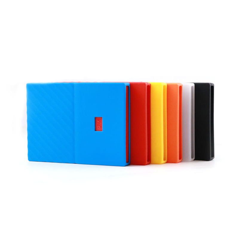 Suitable for Western number my passport 4T 5T silicone case mobile hard disk protective case non-slip anti-scratch WD Suitable for Western number my passport 4T 5T silicone case mobile hard disk protective case non-slip anti-scratch WD