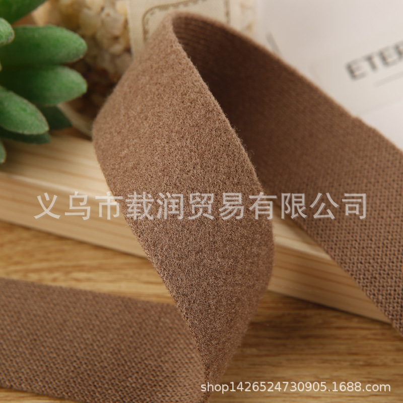 毛绒毛呢织带 diy手工蝴蝶结发饰发箍服装礼帽材料丝带-阿里巴巴