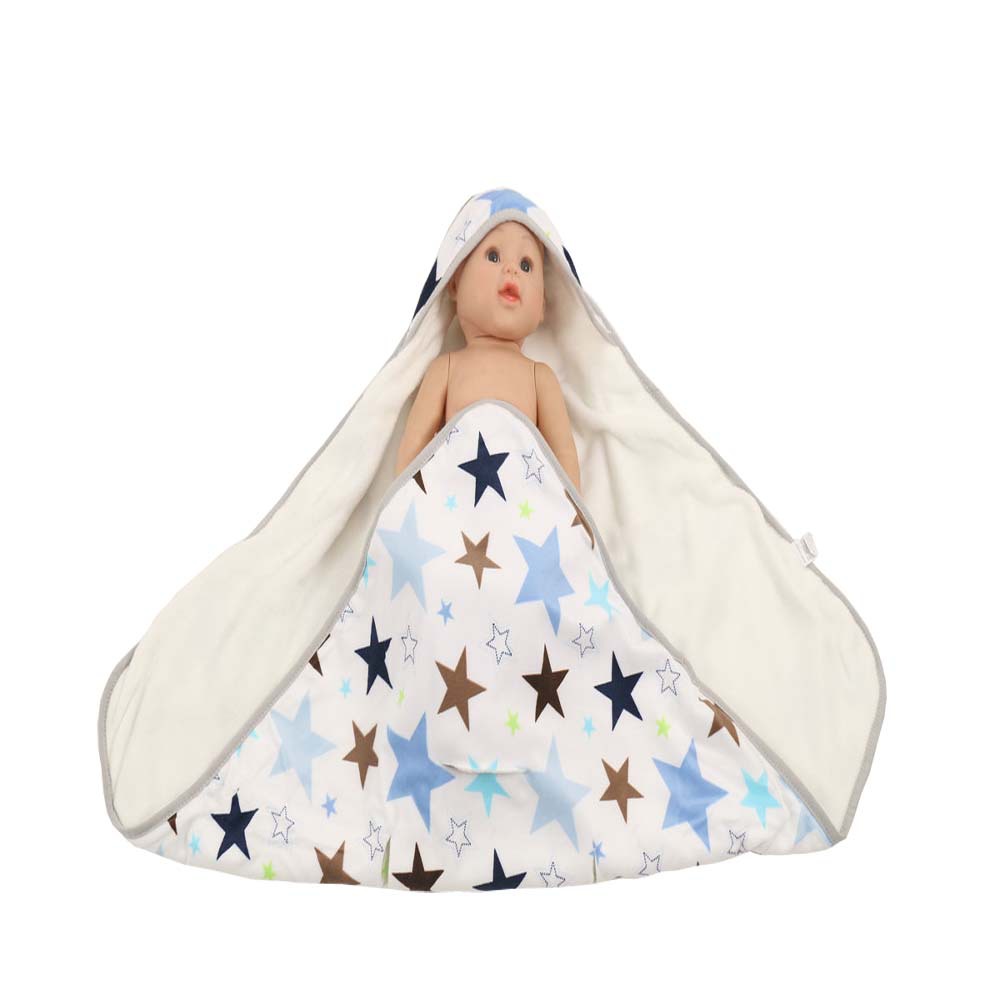 儿童毛毯抱行业披风新生儿安全座椅上抱毯双层印花小毛毯初生卡通