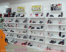 童鞋店展示柜定做 儿童鞋子货架制作 宝宝鞋类烤漆展台设计定制