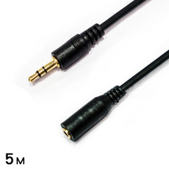 Audio cable manufacturer wholesale 3.5MM gold-plated audio extension cord 5 meters 3.5mm stereo headphone extension cord