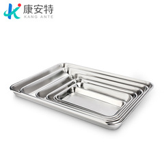 不鏽鋼304方盤加厚牙科盤手術器皿消毒盤醫療換藥盤紋繡消毒托盤