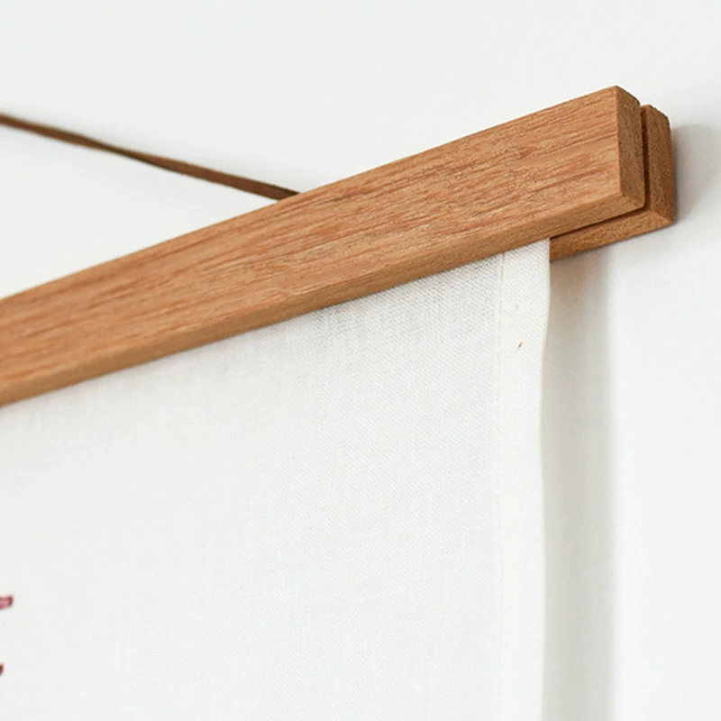 Заводская цена оптовая креативная DIY деревянная магнитная подвеска постер древесина поглощение магнитная подвеска ось декоративная живопись магнитная подвеска ось