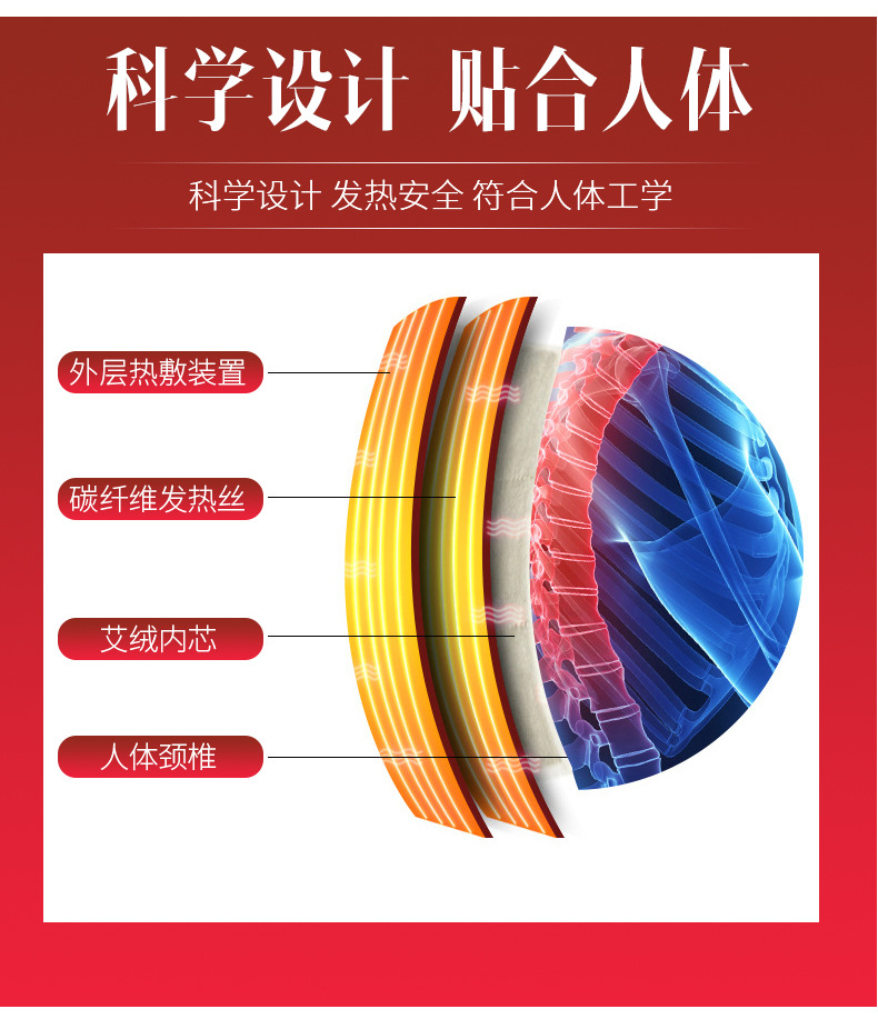 Electric Moxibustion Heat Pack Smokeless Ai Cao Warm Compress Device with 9-Level Temperature Control for Home Wellness specifications