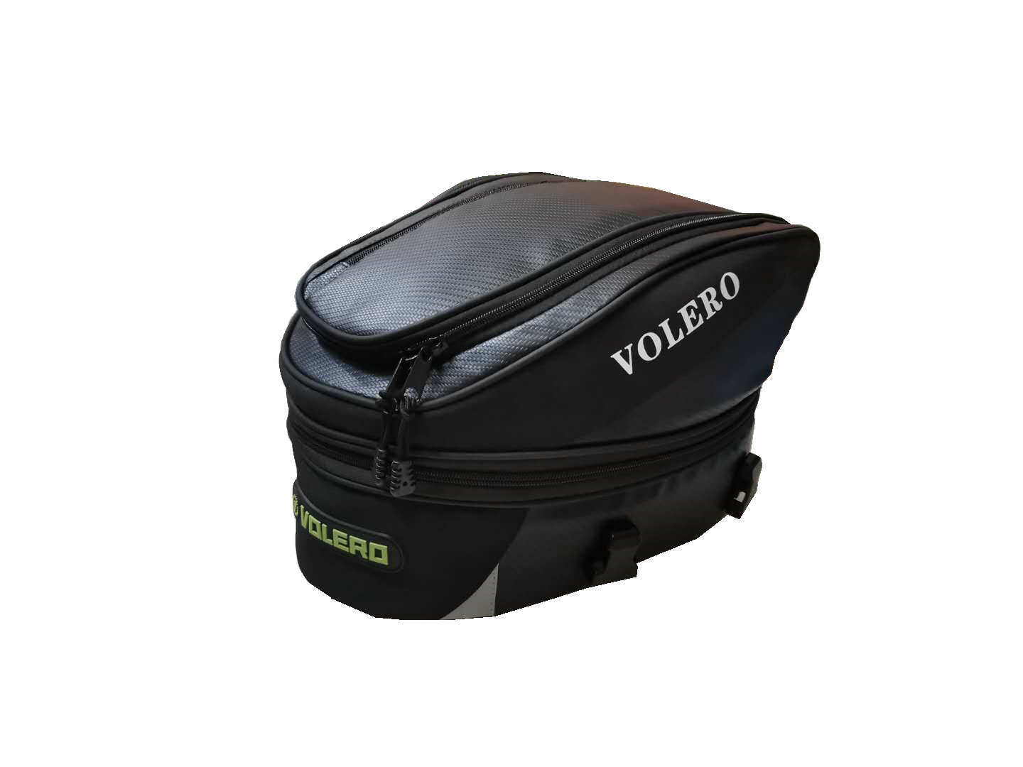 Directo de fábrica de la motocicleta trasera del tronco RR9019 casco de la motocicleta bolsa de color de soldadura bolsa de cola puede ser equipado con casco
