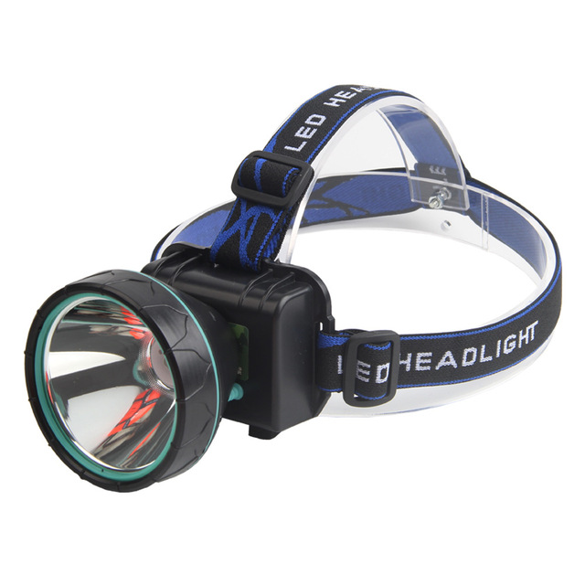 LED đèn đèn pha chói săn vàng tìm kiếm ánh đèn pin có thể sạc lại tầm xa màu xanh nhạt đánh cá Đèn pha