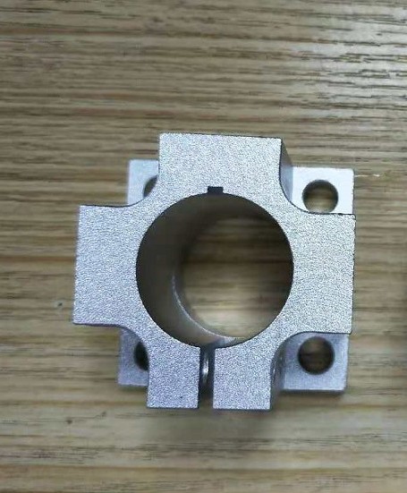 光轴开口加长法兰 光轴方形开口加长支座 光轴开口支撑座轴固定座