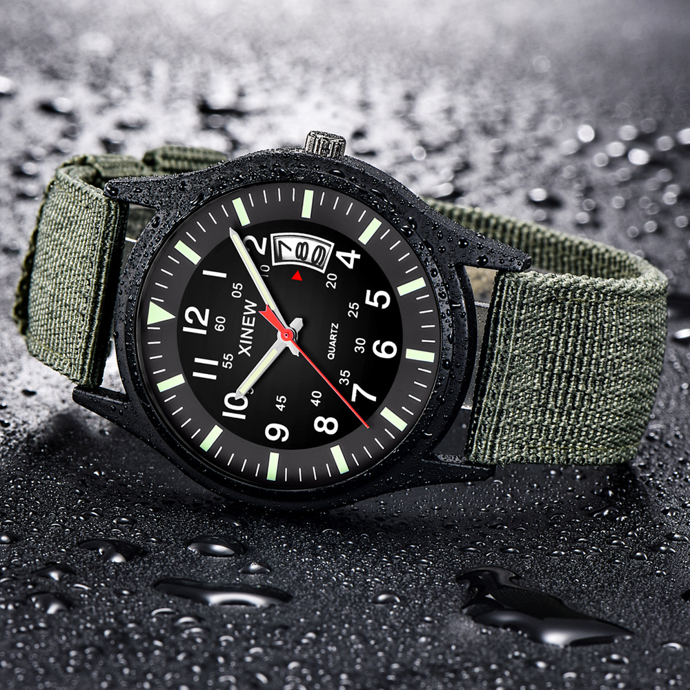 Glow In The Dark Watches Tops Brand Luxury Military Mens Clock Quartz