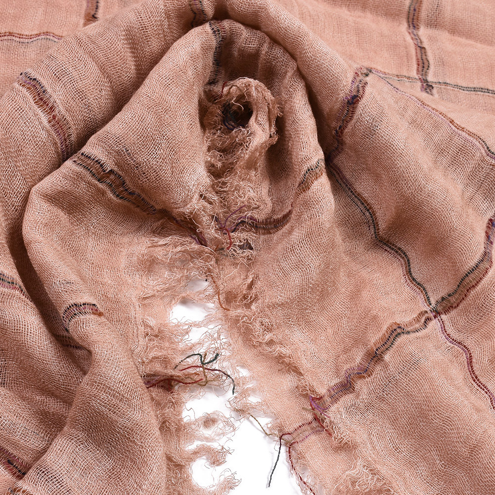 Unisex Plaid Scarf For Autumn And Winter Warm Rayon Neck Wrap_voghion.com