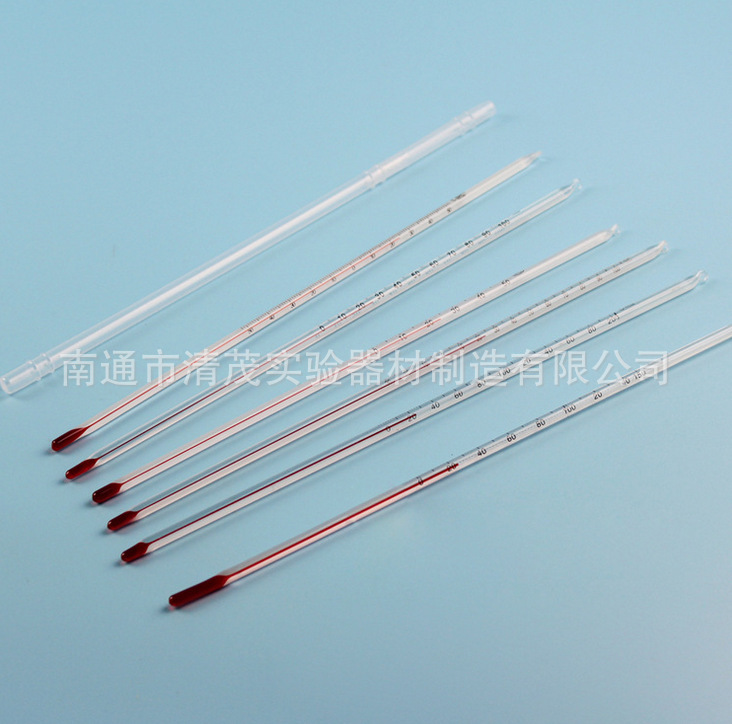 多规格 红水温度计 玻璃温度计 清茂实验 专业实验耗材 厂家直销