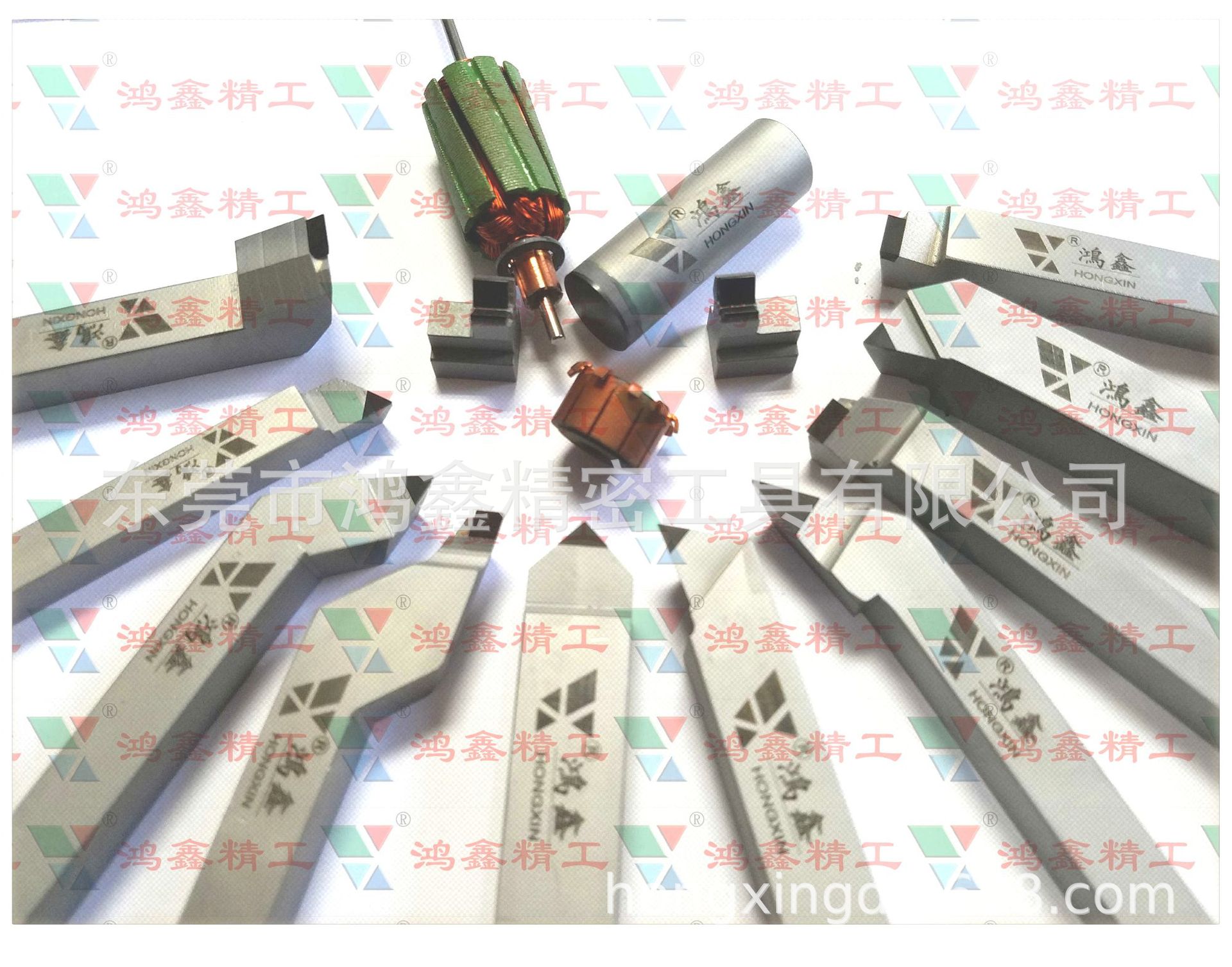 鸿鑫PCD外圆车刀金刚石端面车刀159°车刀129度车刀单刃直刀