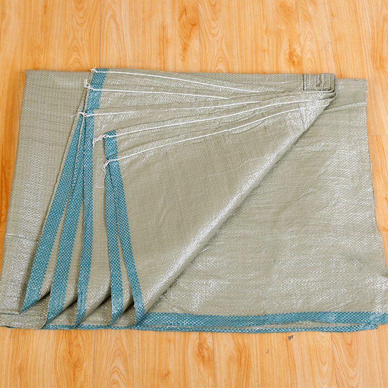 一次性灰色蛇皮袋厂家定制编织袋细丝快递打包包装袋批发搬家袋